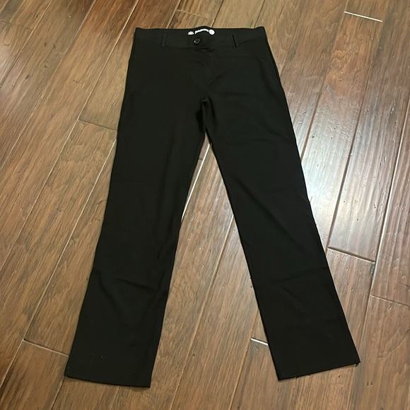 NWOT Betabrand Classic Dress Pant Yoga Pants Straight Black Size Large - Picture 7 of 11